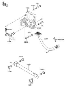 ZN1300 Педаль тормоза