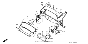 ST1100P Приборная панель