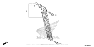 NCH50 Задние амортизаторы