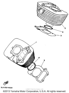 XV250 Цилиндры