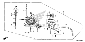 CRF50F Карбюратор