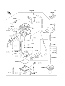 KLX300R Carburetor assy