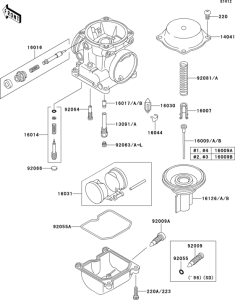 ZR750 Carburetor parts(1 / 2)