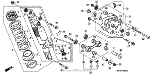 XR650L Задние амортизаторы