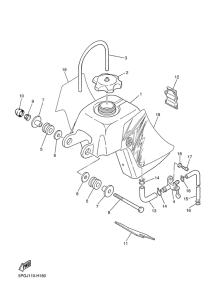 PW50 Топливный бак