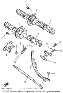 FZR1000W Camshaft-chain