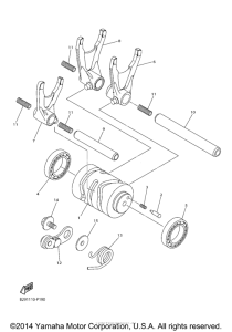 WR250F Копирный вал