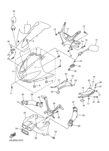 YZF-R6 Обтекатель 1
