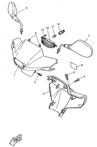 CW50RS Обтекатель 1