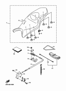 XJ6SA Сиденье