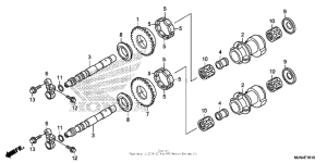 CTX1300 (ABS) Балансирный вал