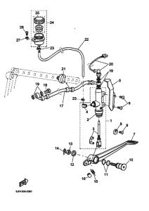 BT1100 Задний тормозной цилиндр