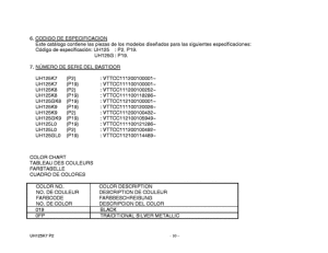 UH125 Catalog preface