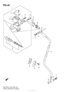 RM-Z450 Главный тормозной цилиндр