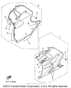FZR1000EC Обтекатели