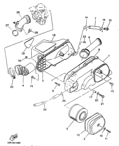 YP125 Впускная система