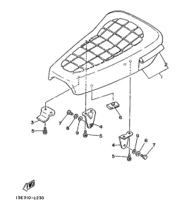 TY125 Сиденье