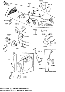 KZ1100 Электрика