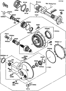 VN1500 Drive shaft / final gear(1 / 2)