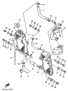 YZ125 Radiator. hose
