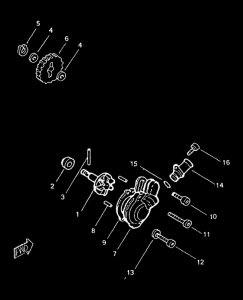 TZR50 Водяной насос