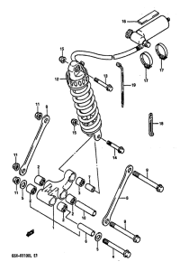 GSX-R1100 Втулки заднего рычага