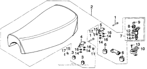 MT250 Сиденье