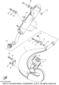  Выхлопная система