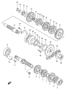 GN250 Трансмиссия
