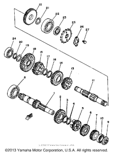XT200K Трансмиссия