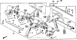 CB900 Carburetor assy. (link)