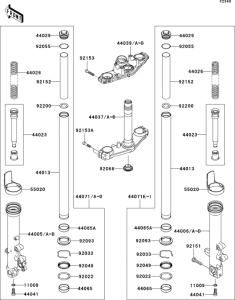 ER650 Front fork(1 / 2)