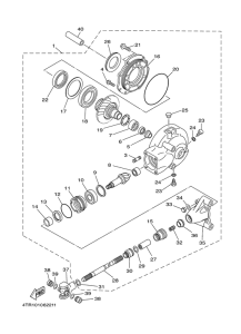 XVS650 Arbre de transmission