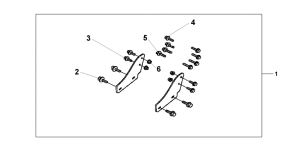 VT1100C2 Backrest stay