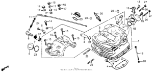 XR185 Головка цилиндров