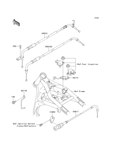 VN1500 Тросы управления
