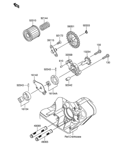 RM-Z250 Маслонасос