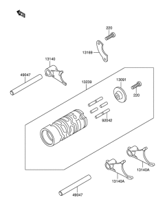 RM60 Переключение / вилка переключения