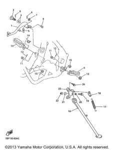 WR400FK Подножки