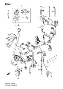 SV650 Жгут проводов