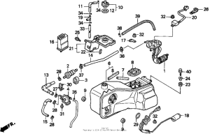 GL1500I Топливный бак