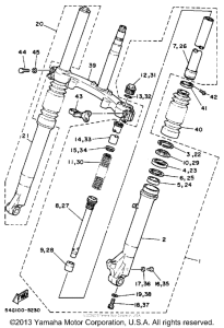 BW200EU Передняя вилка