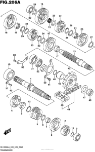 DL1000 (ABS) Трансмиссия