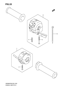 GSX650F Рулевой переключатель