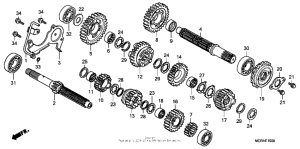 VT750DCA A Трансмиссия