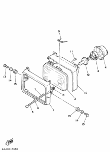 TW200 ﾍﾂﾄﾞﾗｲﾄ 1