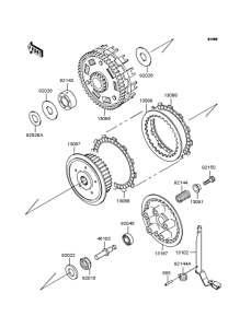 ZR400 Сцепление