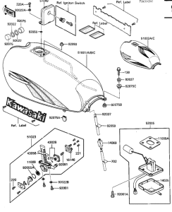 KZ1100 Tank fuel