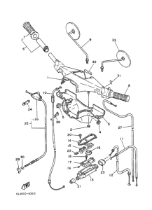 V80ED ｽﾃｱﾘﾝｸﾞﾊﾝﾄﾞﾙ.ｹｰﾌﾞﾙ