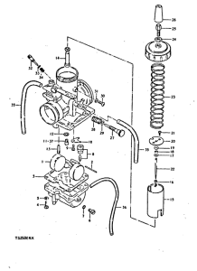 TS250 Carburetor assy